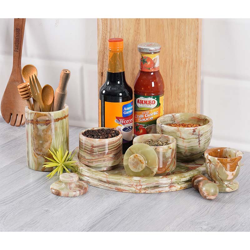Round Tray Set 10" with Accessories