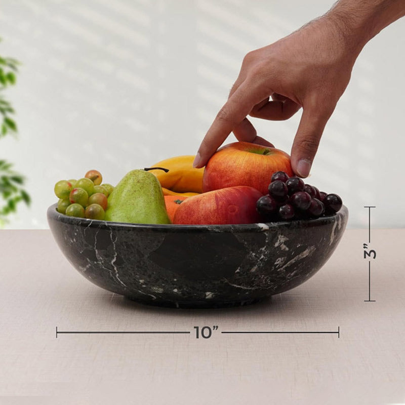 10 Marble Fruit Bowl Handmade Fruit & Vegetable Storage 