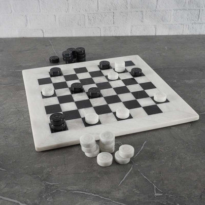 38cm/15in Chess Set - White & Black