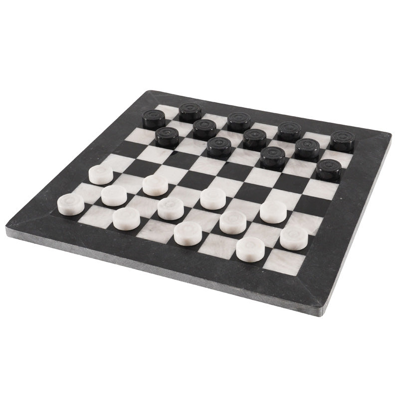 38cm/15in Chess Set - Black & White