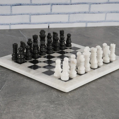 30cm/12in Chess Set - White & Black