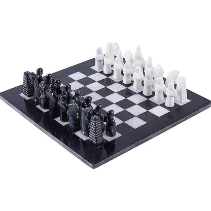 38cm15in Special Edition Chess Set - Black & White