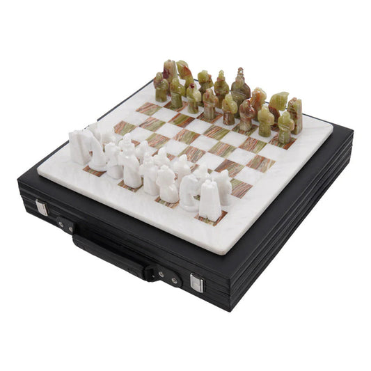 38cm15in Special Edition Chess Set - Coral & Red