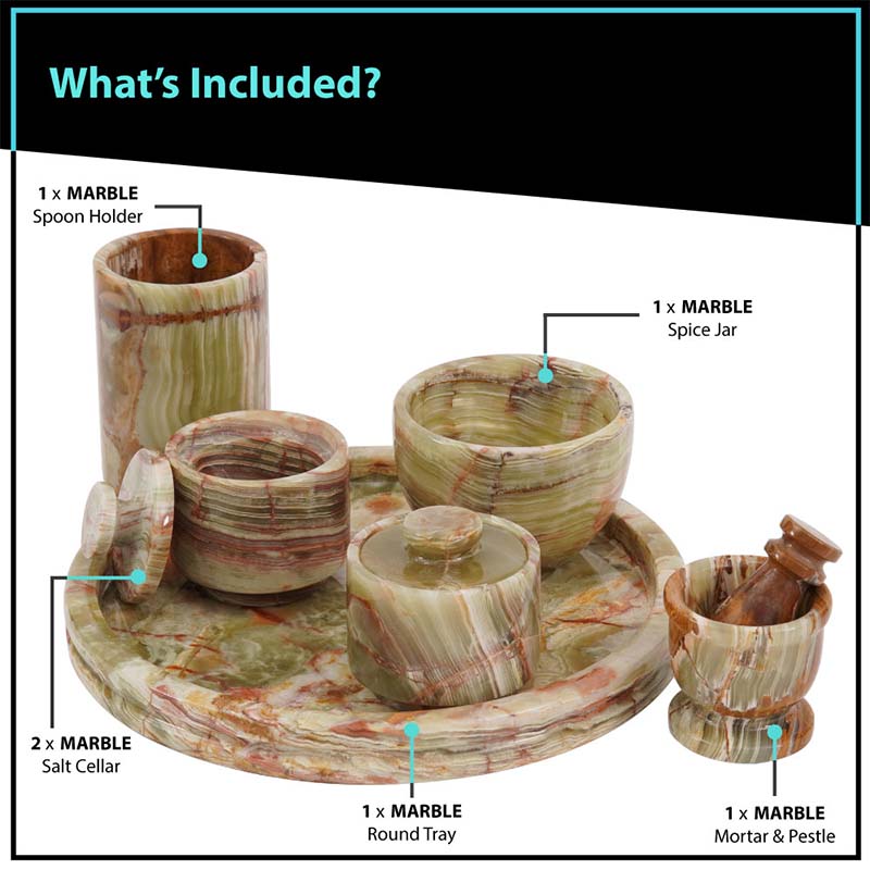 Round Tray Set 10" with Accessories