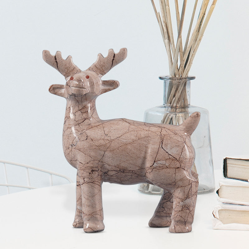 marble animal sculptures , deer statue (7)(1)