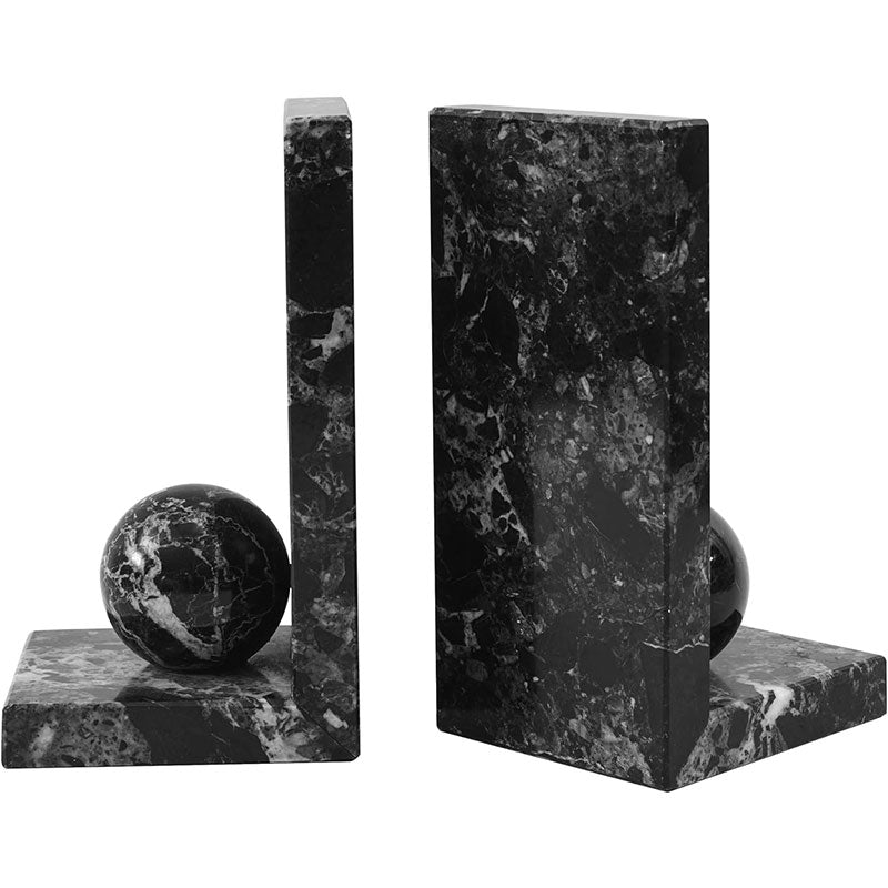 L-shaped bookends, decorative bookends, marble bookends (1)
