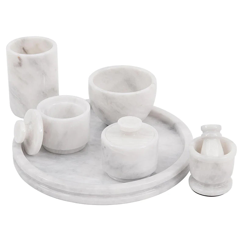 Round Tray Set with Accessories - 10in