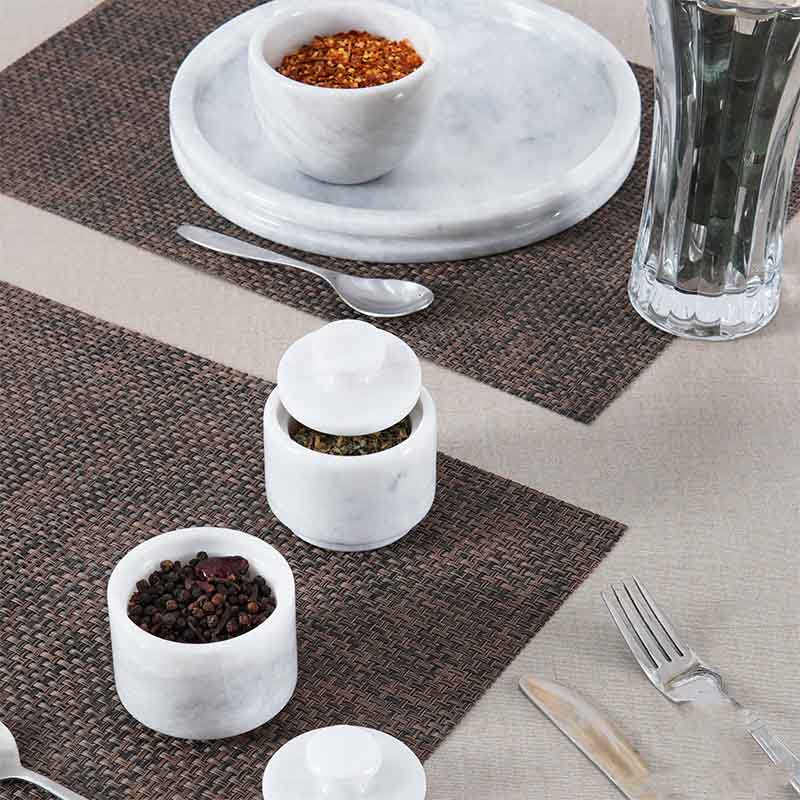 Round Tray Set with Accessories - 10in