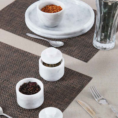 Round Tray Set with Accessories - 10in
