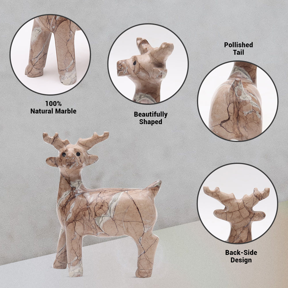 marble animal sculptures , deer statue (7)(1)