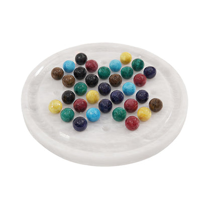 PEG SOLITAIRE WITH MIX COLOR BALLS - 25CM