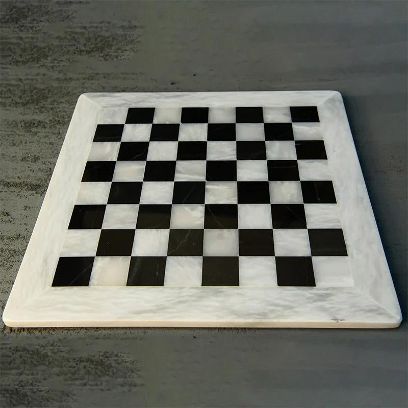 38cm/15in Chess Board - White & Black