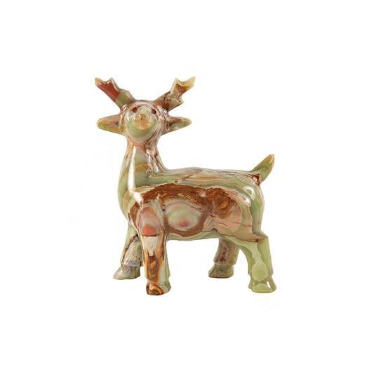 marble animal sculptures , deer statue