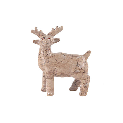 marble animal sculptures , deer statue